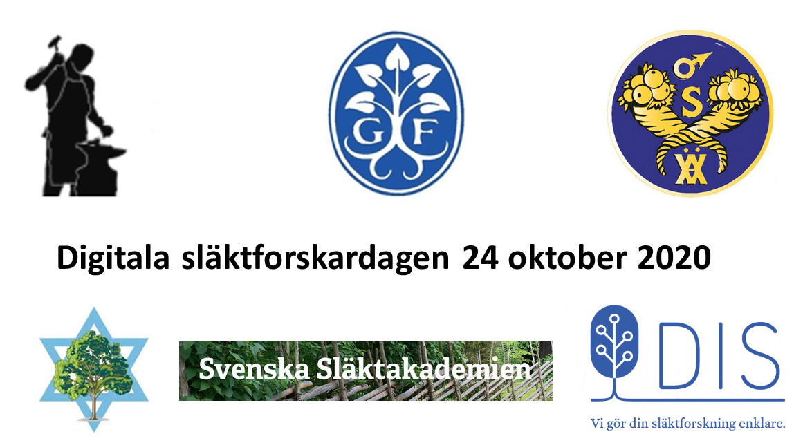 Digital släktforskardag 24 oktober 2020