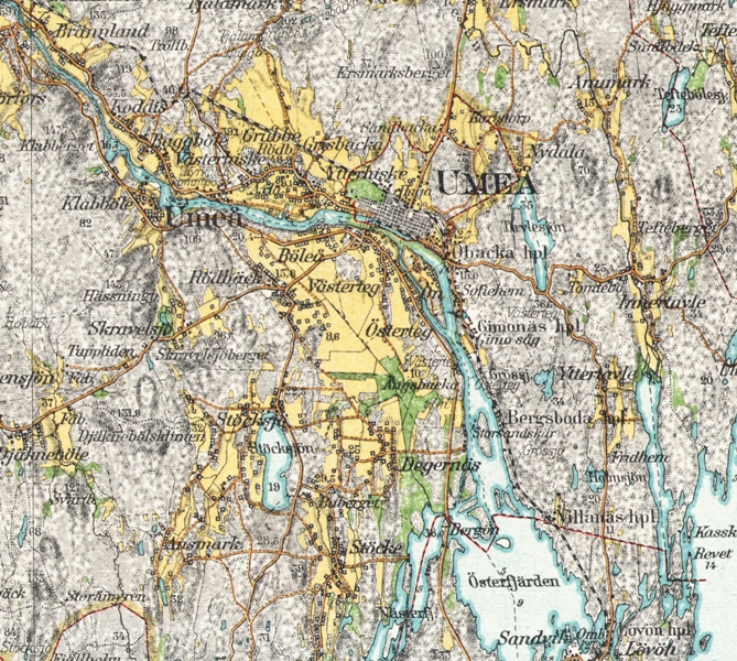 Topografisk karta göteborg