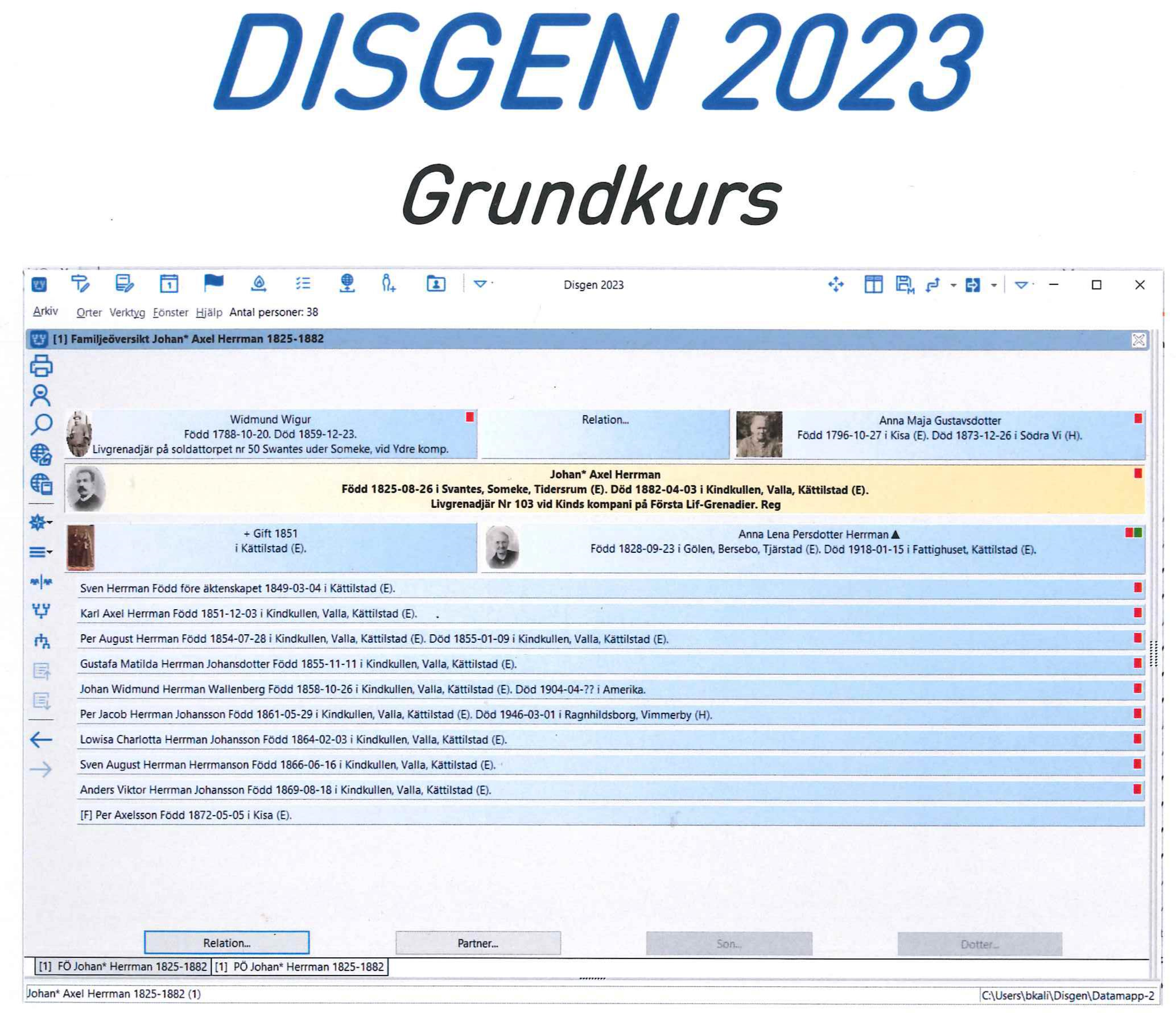 Disgen 2023 Grundkurs bokomslag