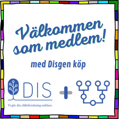 Välkommen som medlem med Disgen köp.
