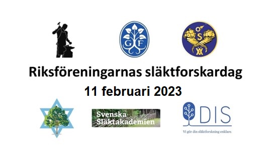Riksföreningarnas släktforskardag 11 februari 2023