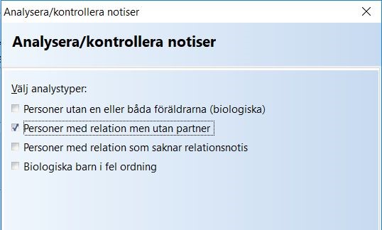 Nästa nivå med  ett exempel för val av notistyper