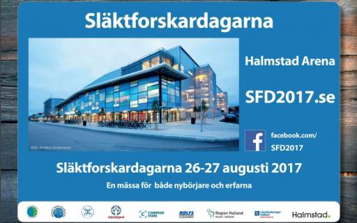 Släktforskardagarna i Halmstad arena 2017