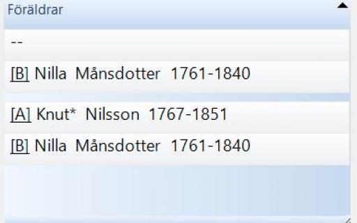 I panelen visas två familjer. En med endast en biologisk mor och en med modern och en adoptivfader.