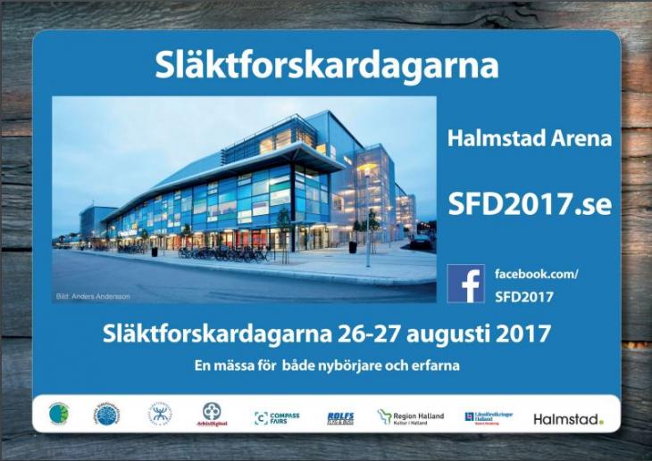 Släktforskardagarna i Halmstad arena 2017