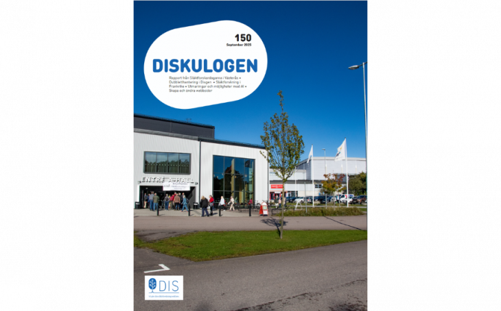 Omslaget på Diskulogen nr 150 september 2025