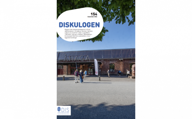 Omslaget på Diskulogen nr 154 september 2026