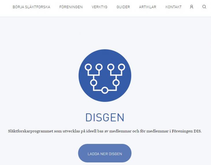 Hämta Disgen 2018 från webben