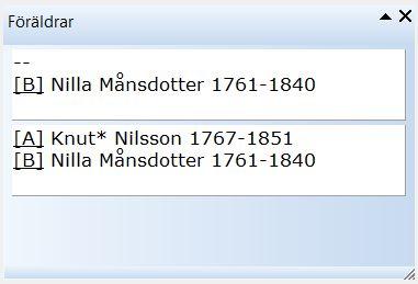 i panelen visas två familjer. En med endast en biologisk mor och en med modern och en adoptivfader.